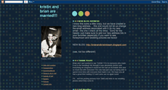 Desktop Screenshot of kristinandbrianbeam.blogspot.com