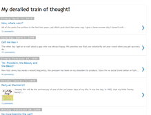 Tablet Screenshot of myderailedtrainofthought.blogspot.com