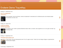 Tablet Screenshot of erobere-deine-traumfrau.blogspot.com