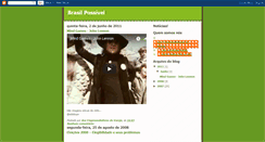 Desktop Screenshot of brasilpossivel.blogspot.com