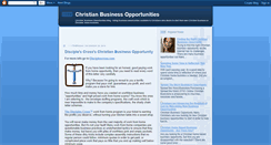 Desktop Screenshot of christianbusinessopportunities.blogspot.com