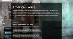 Desktop Screenshot of johnsamericanvoice.blogspot.com