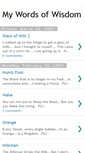 Mobile Screenshot of pascalistic-sayings.blogspot.com