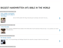 Tablet Screenshot of biggesthandwrittenntbible.blogspot.com