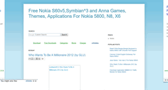 Desktop Screenshot of nokias60v5downloads.blogspot.com