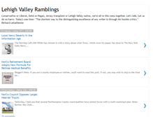 Tablet Screenshot of lehighvalleyramblings.blogspot.com