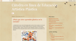 Desktop Screenshot of educacionartisticaplastica.blogspot.com