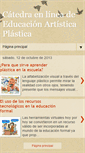 Mobile Screenshot of educacionartisticaplastica.blogspot.com