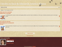 Tablet Screenshot of educacionartisticaplastica.blogspot.com