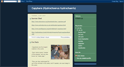 Desktop Screenshot of capybara-hydrochoerus.blogspot.com