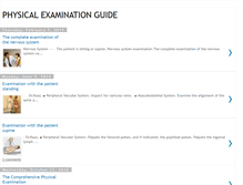 Tablet Screenshot of physicalexaminationguide.blogspot.com