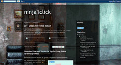 Desktop Screenshot of ninja1click.blogspot.com