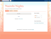 Tablet Screenshot of fromnairobi.blogspot.com