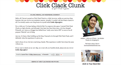 Desktop Screenshot of clickclackclunk.blogspot.com