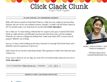 Tablet Screenshot of clickclackclunk.blogspot.com