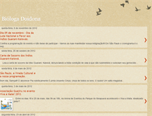 Tablet Screenshot of biologadoidona.blogspot.com