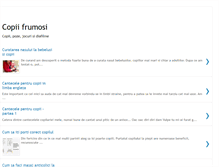 Tablet Screenshot of copii-frumosi.blogspot.com