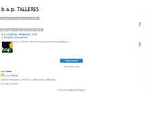 Tablet Screenshot of baptalleres.blogspot.com