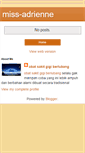 Mobile Screenshot of miss-adrienne.blogspot.com