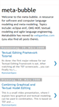 Mobile Screenshot of metabubble.blogspot.com