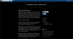 Desktop Screenshot of diningonadollar.blogspot.com