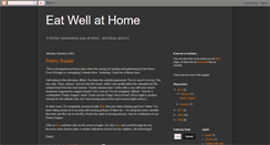 Desktop Screenshot of eatwellathome.blogspot.com
