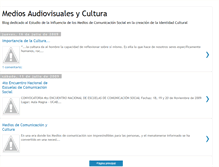 Tablet Screenshot of mediosaudiovisualesycultura.blogspot.com