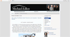 Desktop Screenshot of michaeledlen.blogspot.com