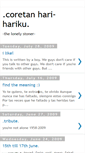Mobile Screenshot of coretanharihariku.blogspot.com