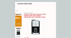 Desktop Screenshot of cuisinartcoffee-maker.blogspot.com