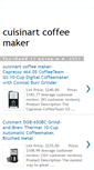 Mobile Screenshot of cuisinartcoffee-maker.blogspot.com