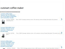 Tablet Screenshot of cuisinartcoffee-maker.blogspot.com