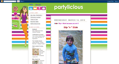 Desktop Screenshot of mypartylicious.blogspot.com