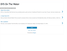 Tablet Screenshot of dysonthewater.blogspot.com