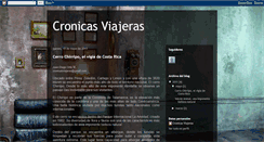 Desktop Screenshot of cronicasviajeras2011.blogspot.com