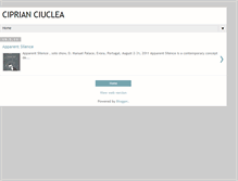 Tablet Screenshot of ciprianciuclea.blogspot.com