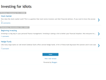 Tablet Screenshot of investingidiots.blogspot.com
