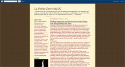 Desktop Screenshot of la-petite-cherie.blogspot.com