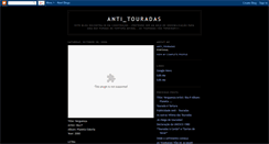 Desktop Screenshot of antitouradas.blogspot.com