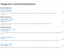 Tablet Screenshot of kennslurettindi.blogspot.com