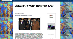 Desktop Screenshot of peaceisthenewblack.blogspot.com