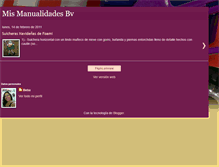 Tablet Screenshot of mismanualidadesbv.blogspot.com