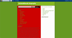 Desktop Screenshot of biographysite.blogspot.com