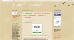 Desktop Screenshot of kohsamuikcresorts.blogspot.com