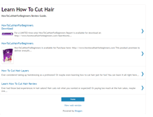 Tablet Screenshot of learnhowtocuthairreview.blogspot.com