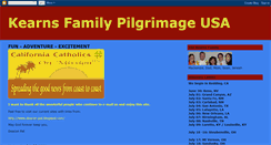 Desktop Screenshot of family-pilgrimage-usa.blogspot.com