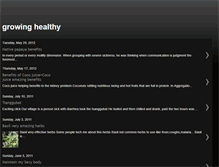 Tablet Screenshot of healthyspy.blogspot.com