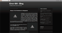 Desktop Screenshot of error404-blog.blogspot.com