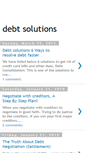 Mobile Screenshot of debt-solutions-center.blogspot.com