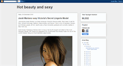 Desktop Screenshot of hot-sexy-beauty.blogspot.com